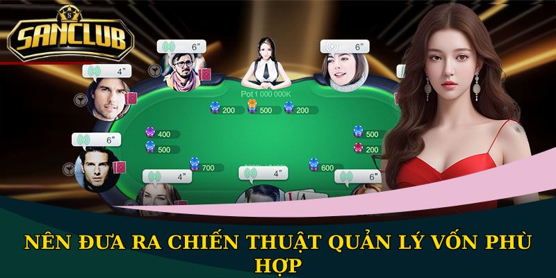 Kinh nghiệm chơi bài luôn thắng cho bạn thu tiền lời lớn nhất 2 Nên đưa ra chiến thuật quản lý vốn phù hợp